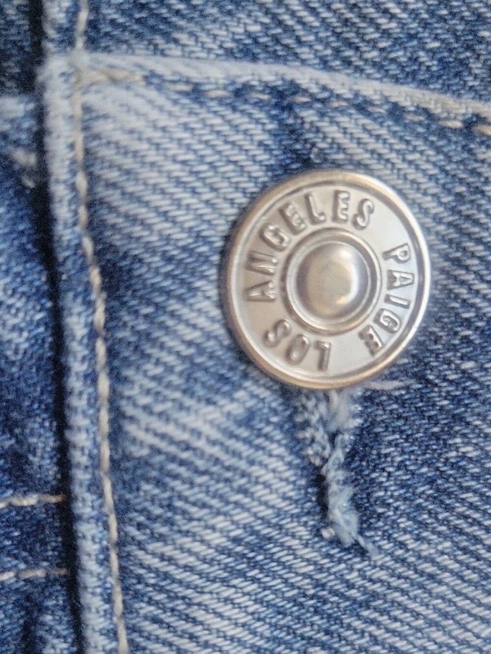 PAIGE Cameron Ankle Wide Leg High-Rise Jeans in Medium Blue Wash Sz26 - Picture 15 of 16
